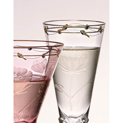 Paula Champagne Glass, 140 ml - Set of 2 Glasses by Moser 3