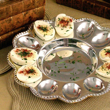 Pearled Deviled Egg Platter by Beatriz Ball - 2