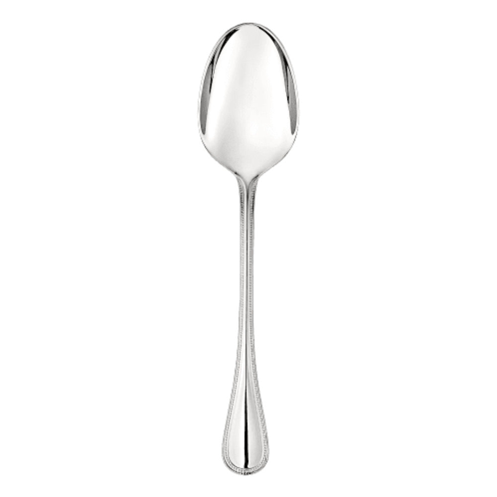 Perles Large Stainless Steel Serving Spoon by Christofle