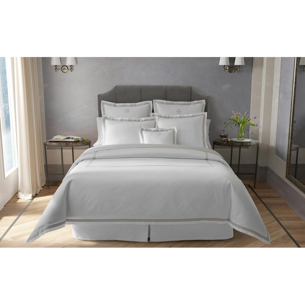 Petra Bed Skirt Prussian Blue Queen 18" 