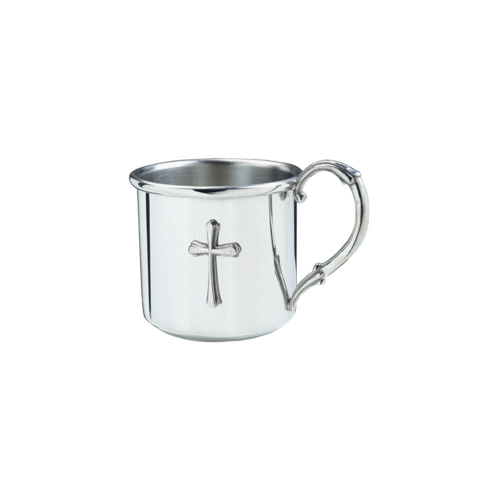 Baby/Cup Easton W/Cross by Salisbury Pewter 
