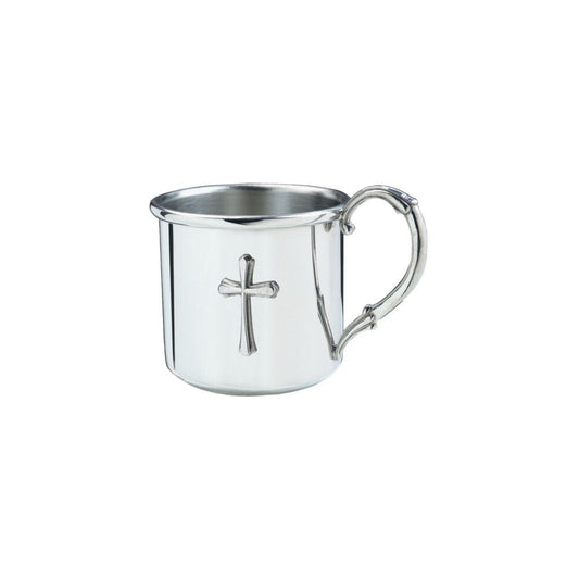 Baby/Cup Easton W/Cross by Salisbury Pewter 
