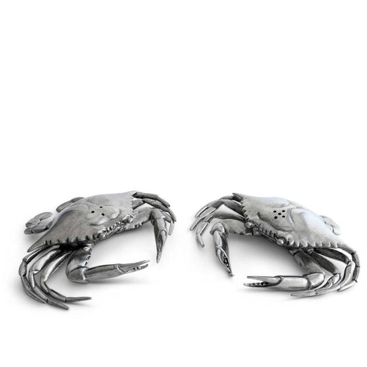 Pewter Blue Crabs Salt & Pepper Set by Vagabond House 