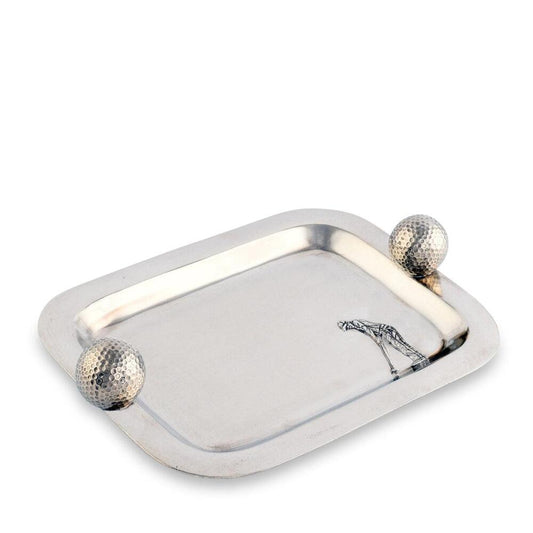 Pewter Catchall Tray Golf Balls by Vagabond House 