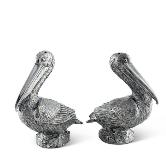 Pewter Pelicans Salt & Pepper Set by Vagabond House 