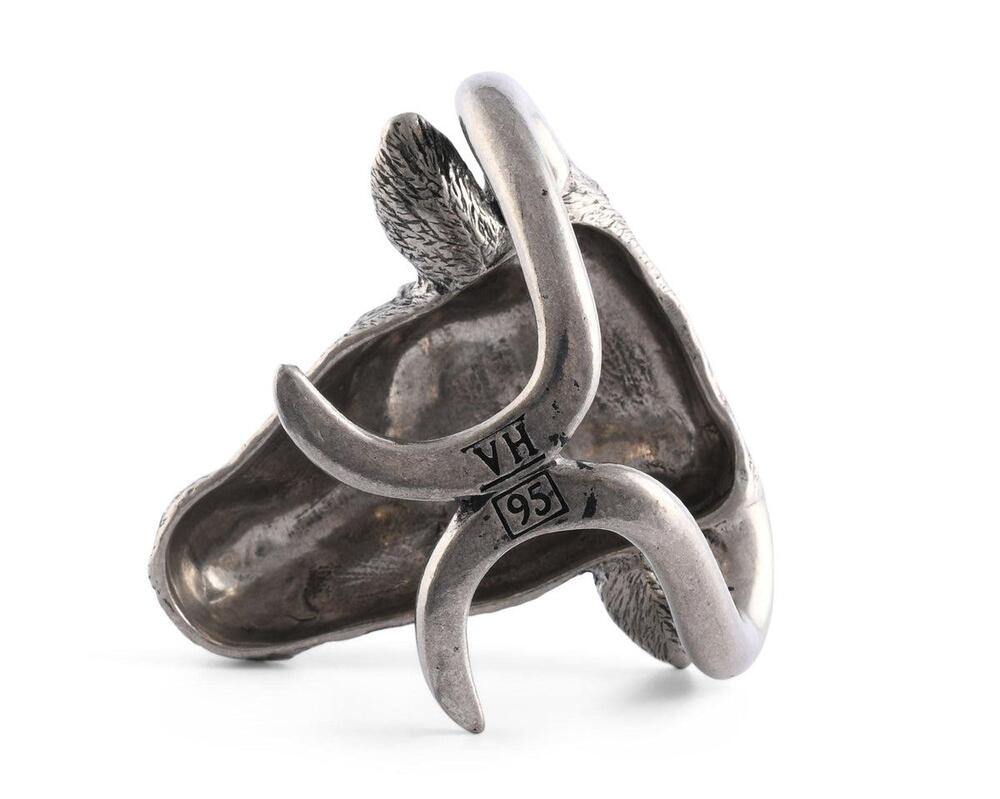 Pewter Steer Head Napkin Ring by Vagabond House 2