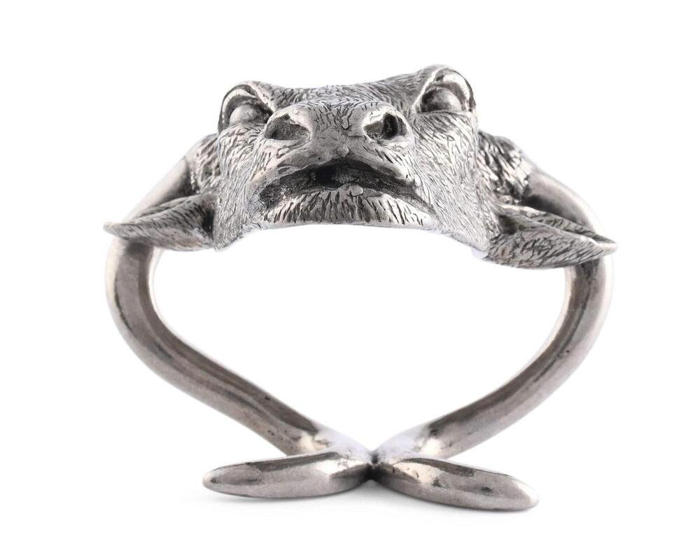 Pewter Steer Head Napkin Ring by Vagabond House 3