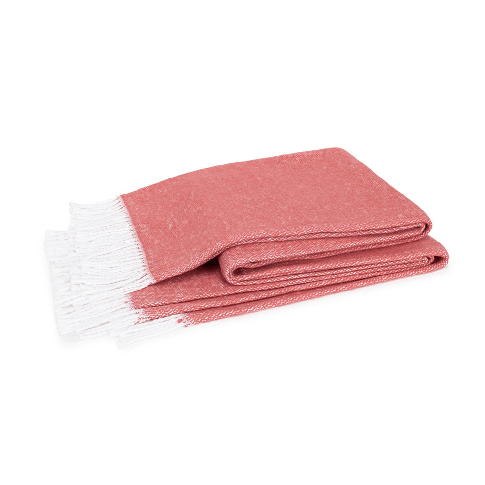 Pezzo Throw Deep Coral 