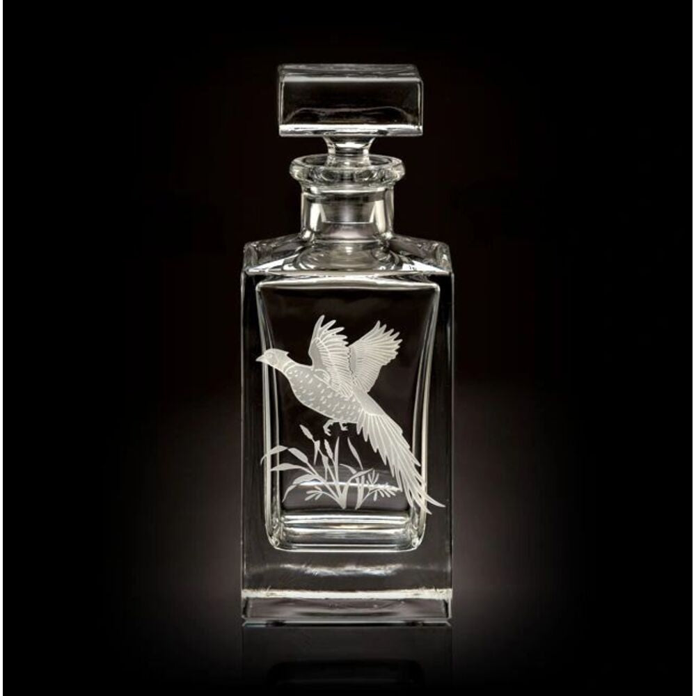 Pheasant Decanter Game Birds by Julie Wear 