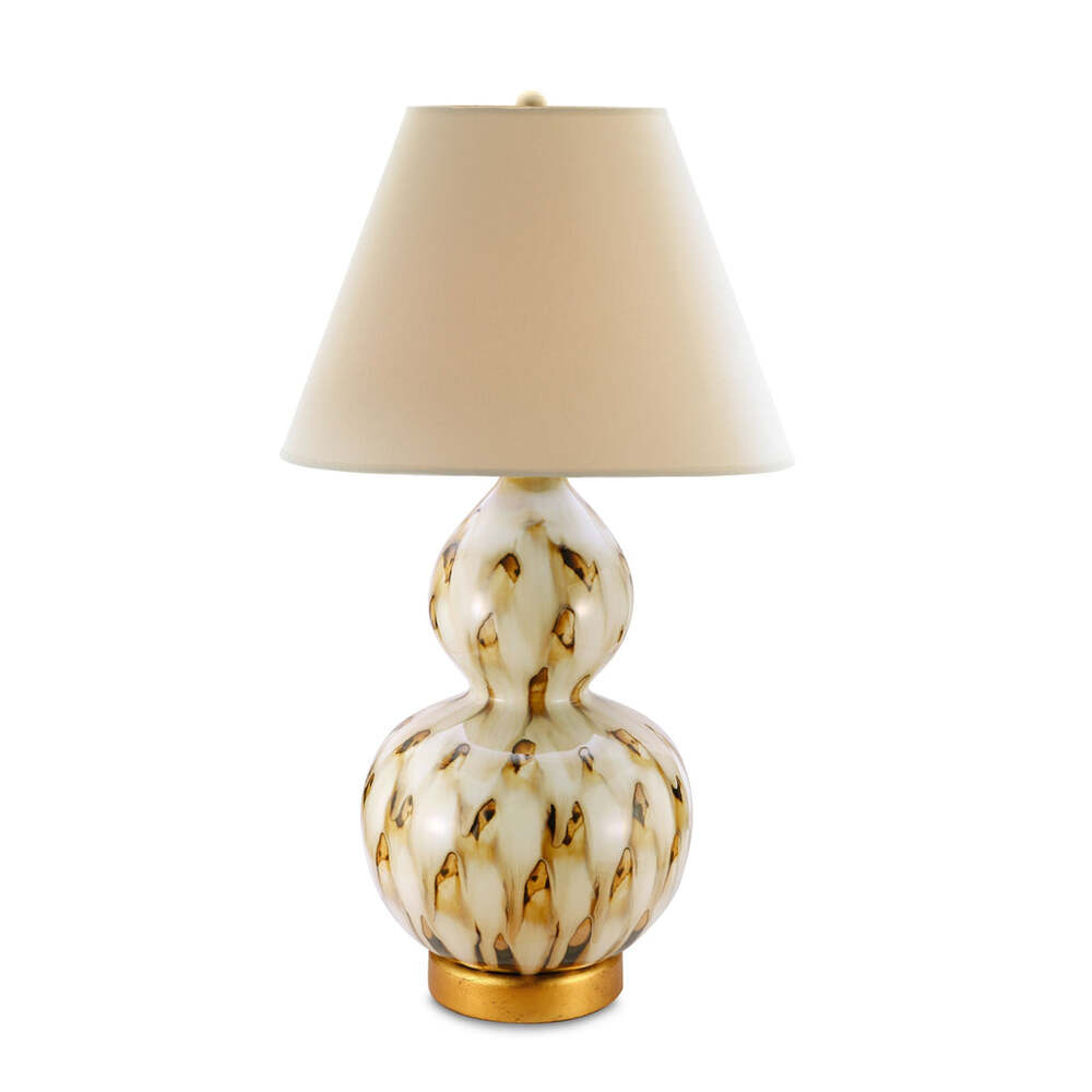 Pheasant Freather Lamp - Small by Bunny Williams Home Brown