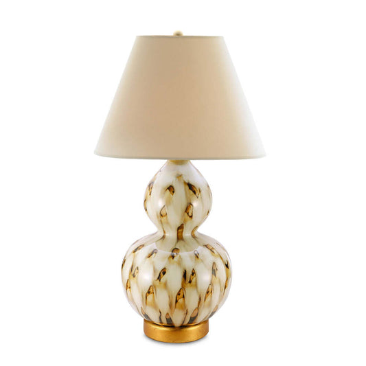 Pheasant Freather Lamp - Small by Bunny Williams Home Brown