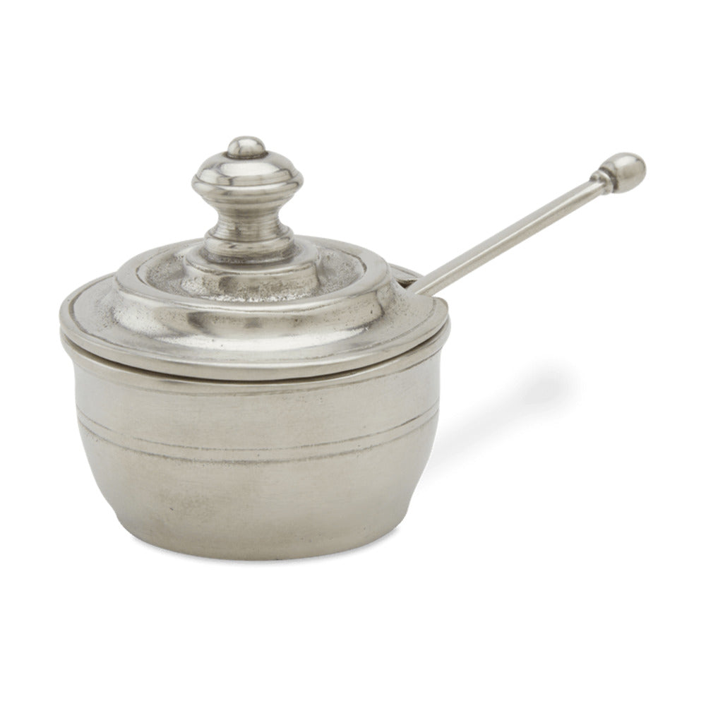 Piccolo Salt Cellar w/ Lid & Spoon by Match Pewter 