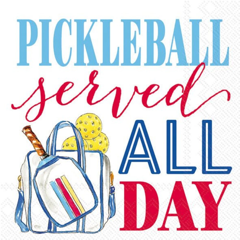 Pickleball Cocktail Napkin By Boston International by Mariposa