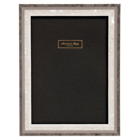 Picture Frame Grey Stripe Picture Frame by Addison Ross