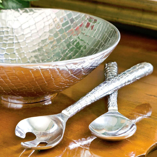 Pieles Croc Large Salad Servers by Beatriz Ball 1