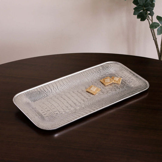 Pieles Croc Long Rectangular Tray by Beatriz Ball 1