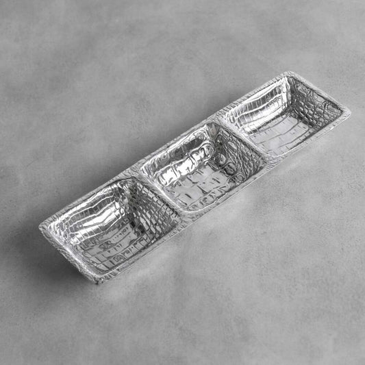 Pieles Croc Triple Dip Bowl by Beatriz Ball 