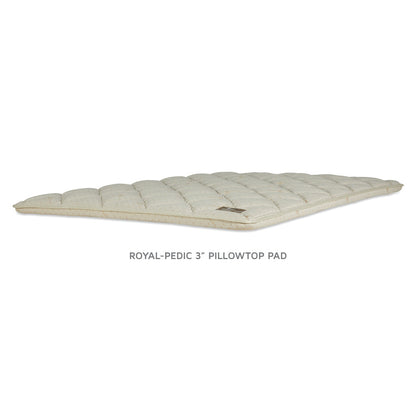 Premier Natural Latex Pillow Top Pad by Royal Pedic Mattress