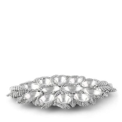 Pine Cone Forest Deviled Egg Server by Arthur Court Designs 1