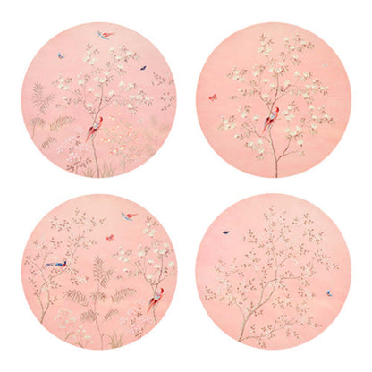 Pink Chinoiserie Placemats - Set of 4 by Addison Ross Additional Image-2