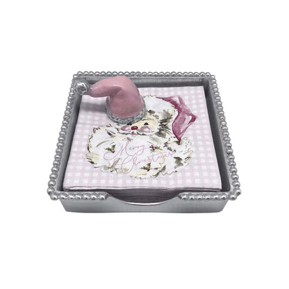 Pink Santa Hat Napkin Weight by Mariposa Additional Image 1