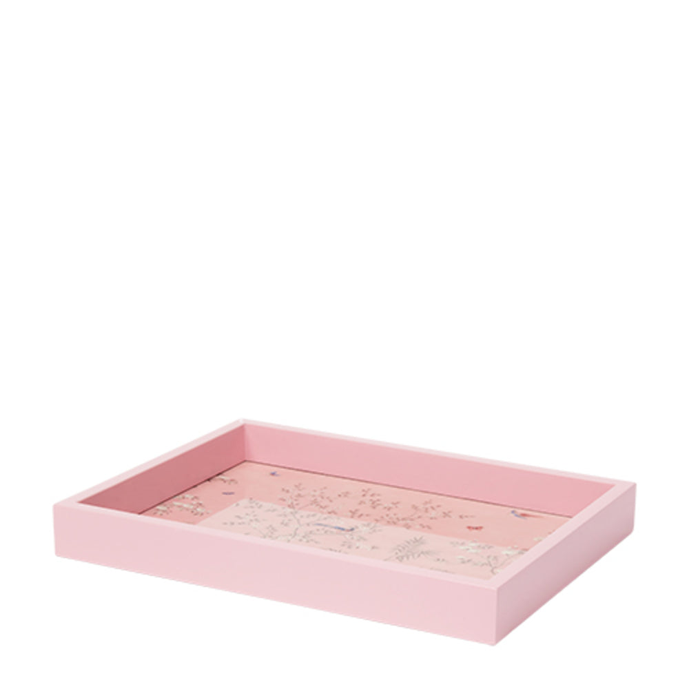 Pink Small Chinoiserie Tray by Addison Ross