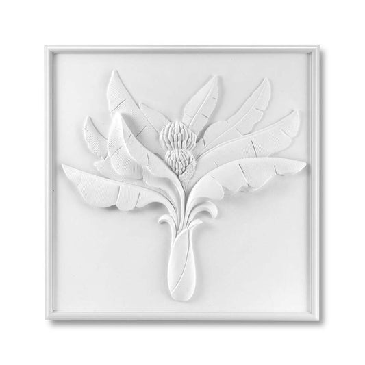 Plaster Panel - 17.5" Banana Leaf Panel by Bunny Williams Home