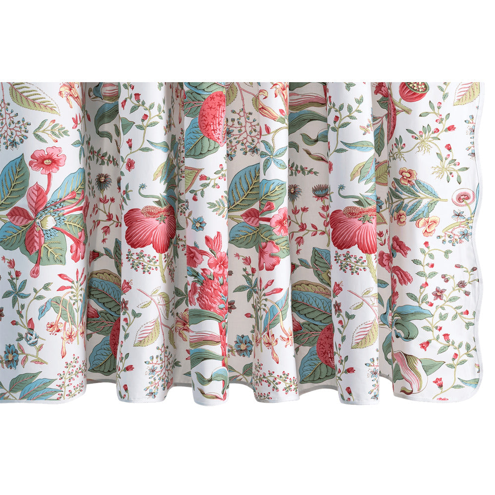 Pomegranate 72" W x 72" L Shower Curtain Pink Coral 