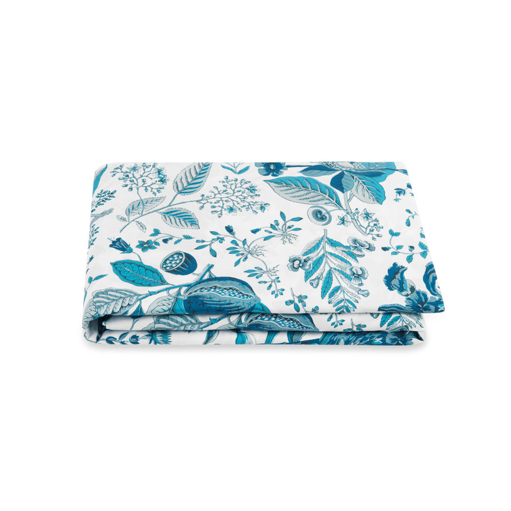 Pomegranate Fitted Sheet Prussian Blue 