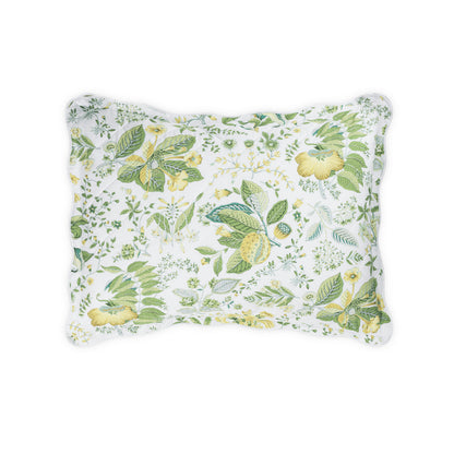 Pomegranate Sham Citrus Quilted Standard 