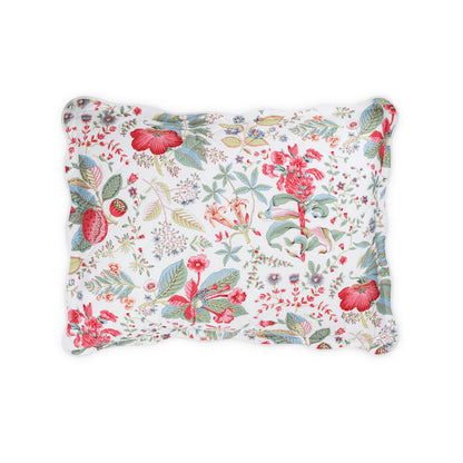 Pomegranate Sham Pink Coral Quilted Standard 