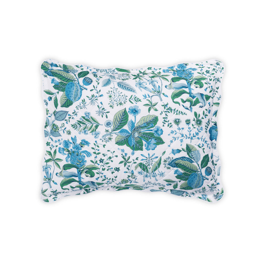 Pomegranate Sham Sea Quilted Standard 