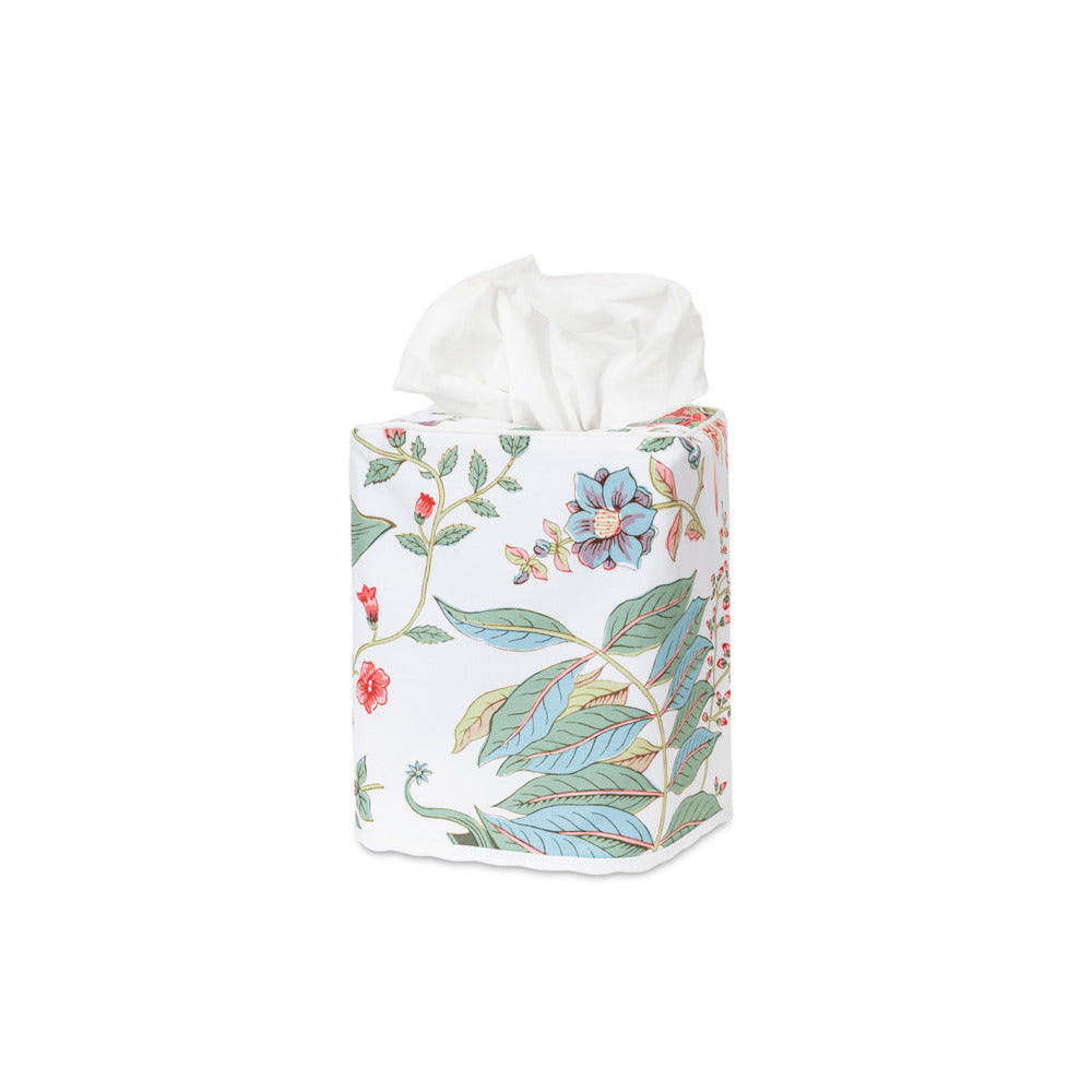 Pomegranate Tissue Box Cover Pink Coral 