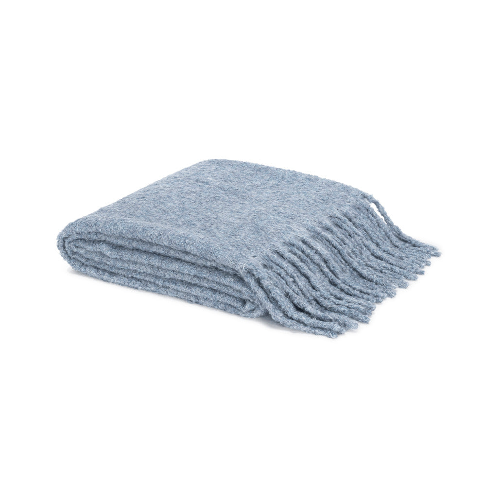 Poncho Throw Hazy Blue 