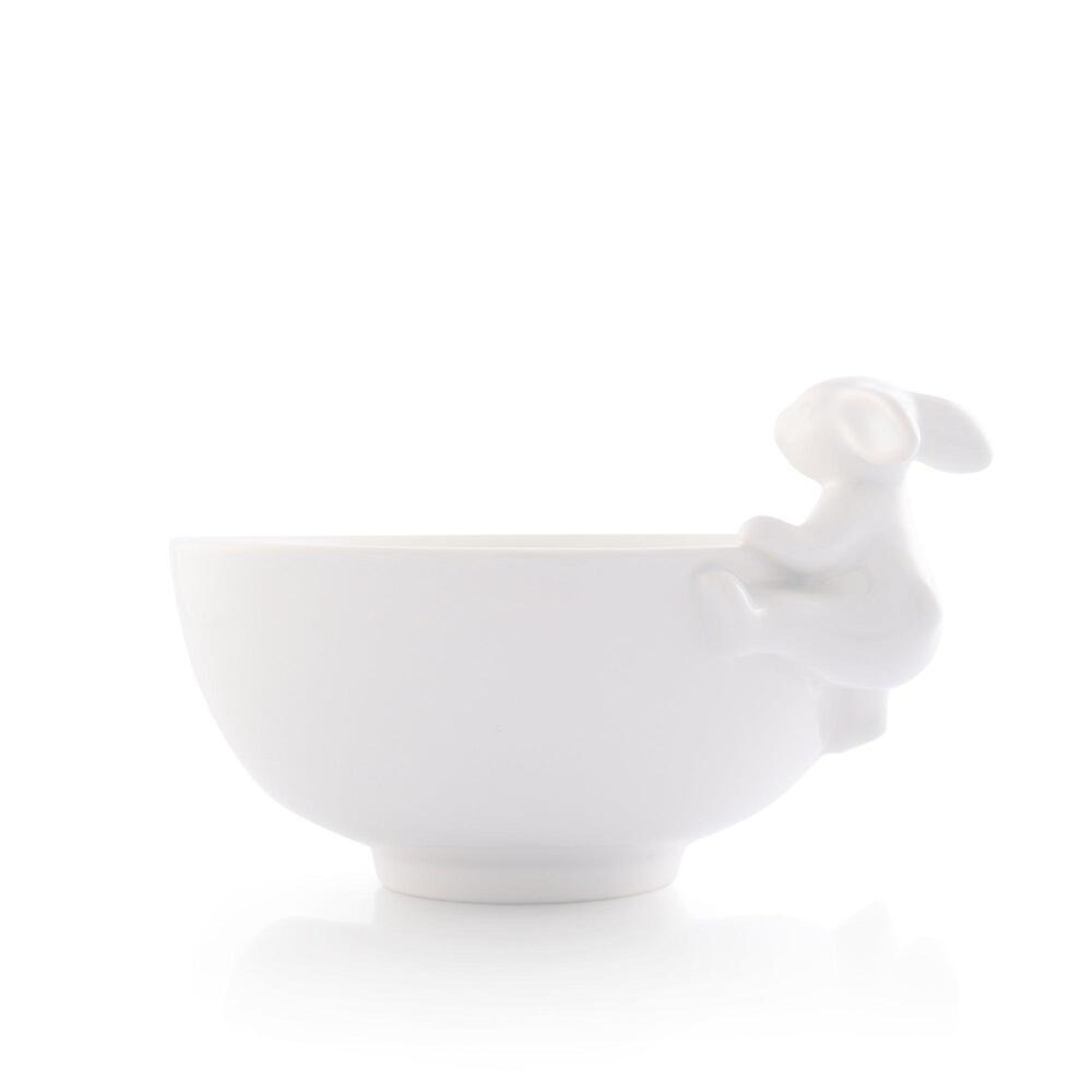 Porcelain Climbing Bunny Candy / Dip Bowl by Arthur Court Designs