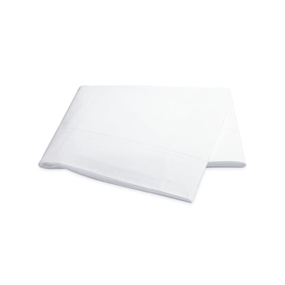 Positano Hemstitch Flat Sheet White 