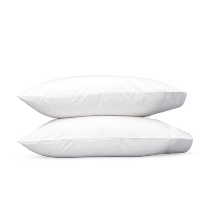 Positano Hemstitch Pillowcase Pair White 
