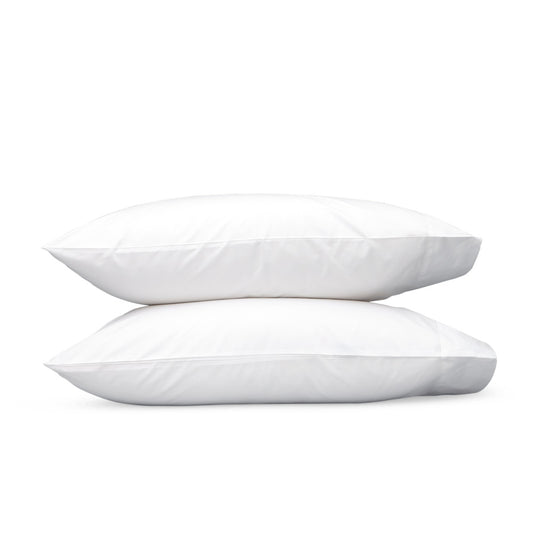 Positano Hemstitch Pillowcase Pair White 