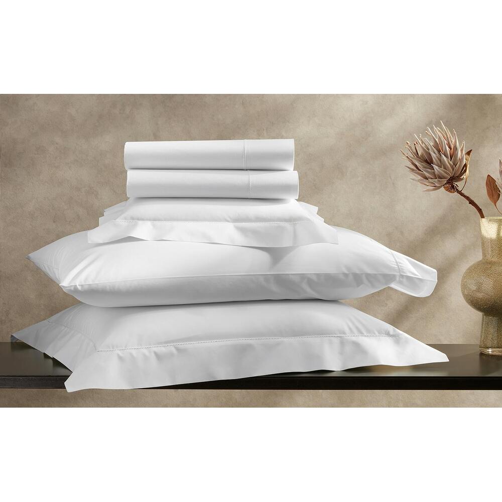 Positano Hemstitch Sham White Standard 1