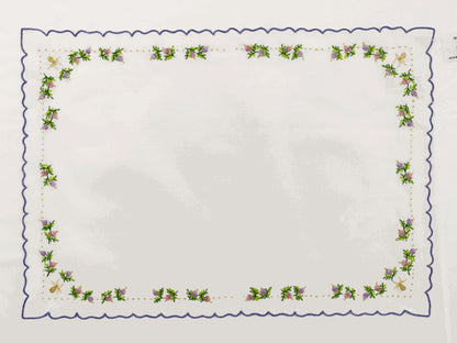 PPM1 - Hand Embroidered Placemats by Anna Weatherley