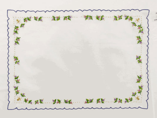 PPM1 - Hand Embroidered Placemats by Anna Weatherley