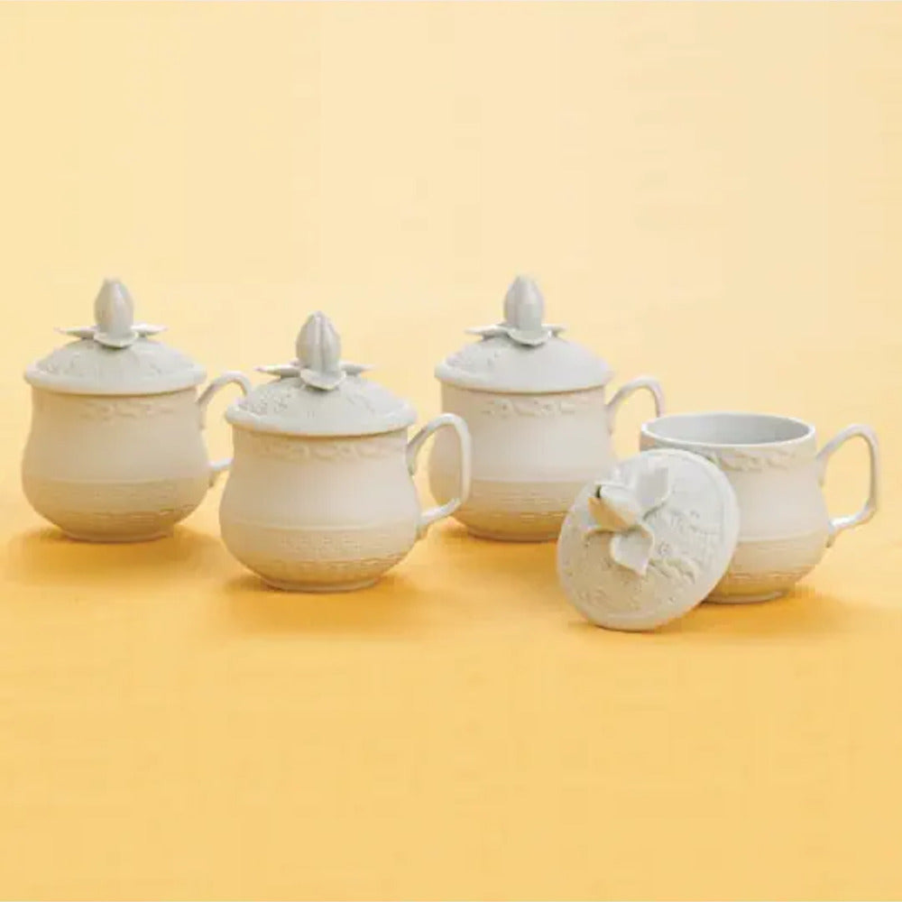 Prosperity Pot De Creme - Set of 4 by Mottahedeh Additional Image -1