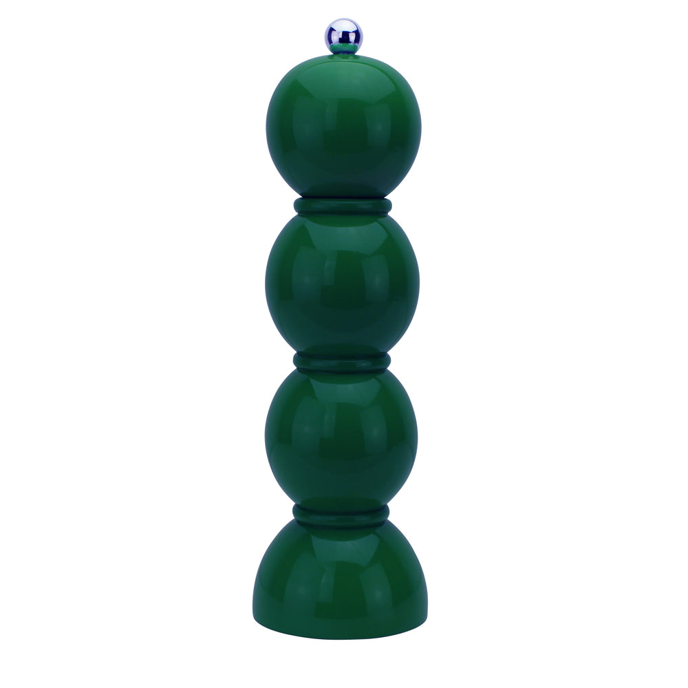 Racing Green Bobbin Salt or Pepper Mill 24cm by Addison Ross