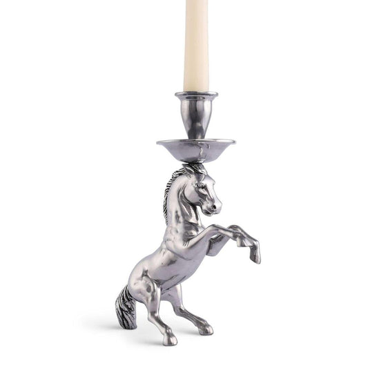 Rearing Horse Candlestick by Arthur Court Designs