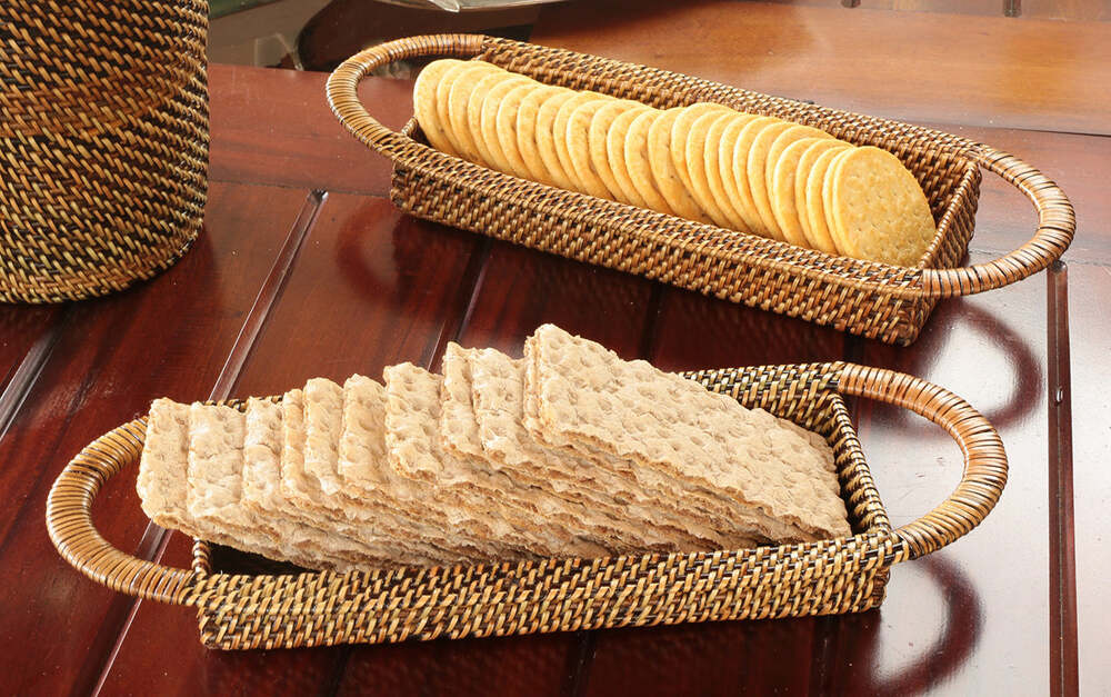 Rectangular Cracker Basket - Set of 2 by Calaisio 1