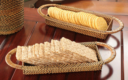 Rectangular Cracker Basket - Set of 2 by Calaisio 1