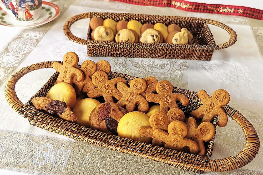 Rectangular Cracker Basket - Set of 2 by Calaisio 2