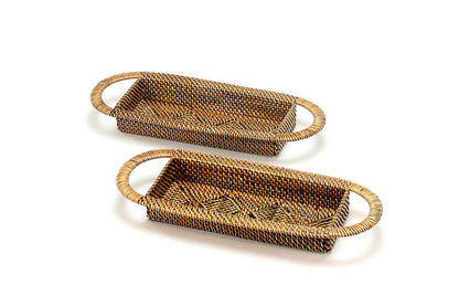 Rectangular Cracker Basket - Set of 2 by Calaisio 