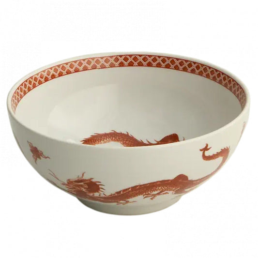 Red Dragon 8" Round Serving Bowl by Mottahedeh