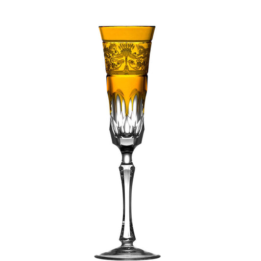 Regency Amber Flute by Varga Crystal 